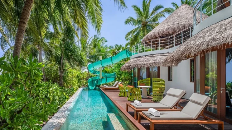 Oasis Beach With Slide